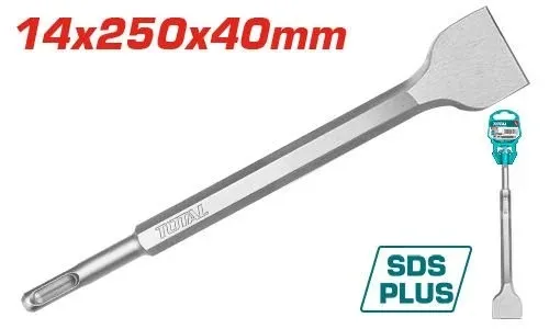 TOTAL SDS PLUS YASSI KESKİ GENİŞ 14X250 MM