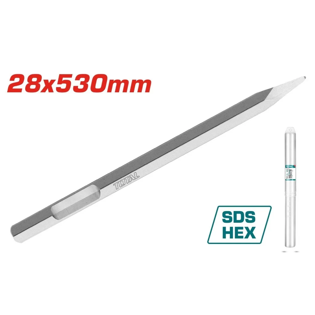 TOTAL SDS HEX NOKTA KESKİ 28X530 MM