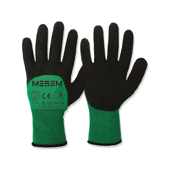 TRİCRAFT YEŞİL SİYAH SOFT LATEX ELDİVEN 3/4
