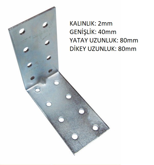 NO:33 L GÖNYE 2X40X80X80MM