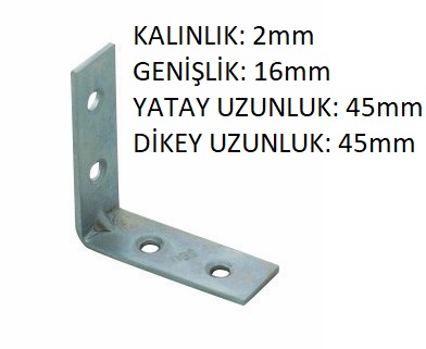 NO:3 L GÖNYE 2X16X45X45MM