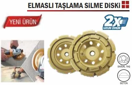 BAY-TEC TAŞLAMA SİLME DİSKİ 115 MM X 22 MM