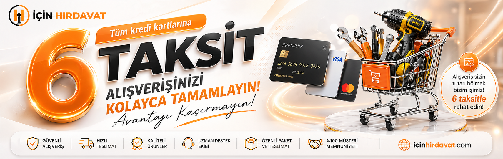 KREDİ KARTINA 6 TAKSİT